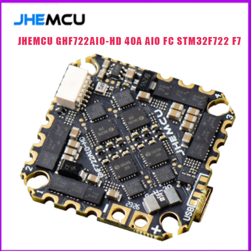 JHEMCU GHF722AIO-HD 40A AIO FC - Betaflight Fc F7 avaliação e preço