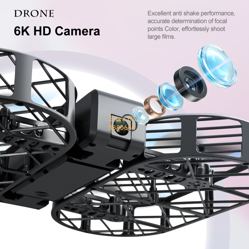 Câmera HD 8K 360 °   Proteção  - Drone Camera 4K avaliação e preço