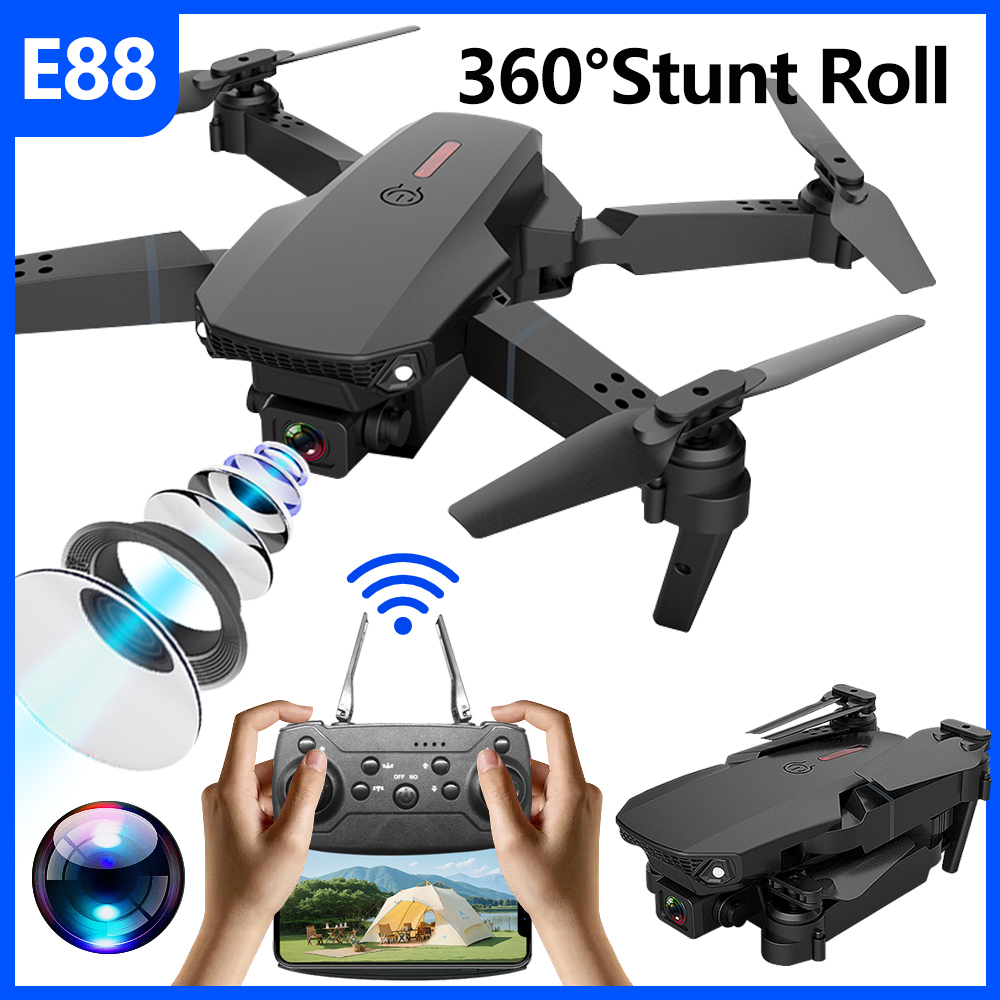 E88 mini drone uav 360 graus d - Eachine Drone E58 avaliação e preço