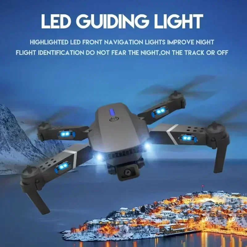 E88 pro wifi fpv drone grande  - Drone Camera Mount avaliação e preço