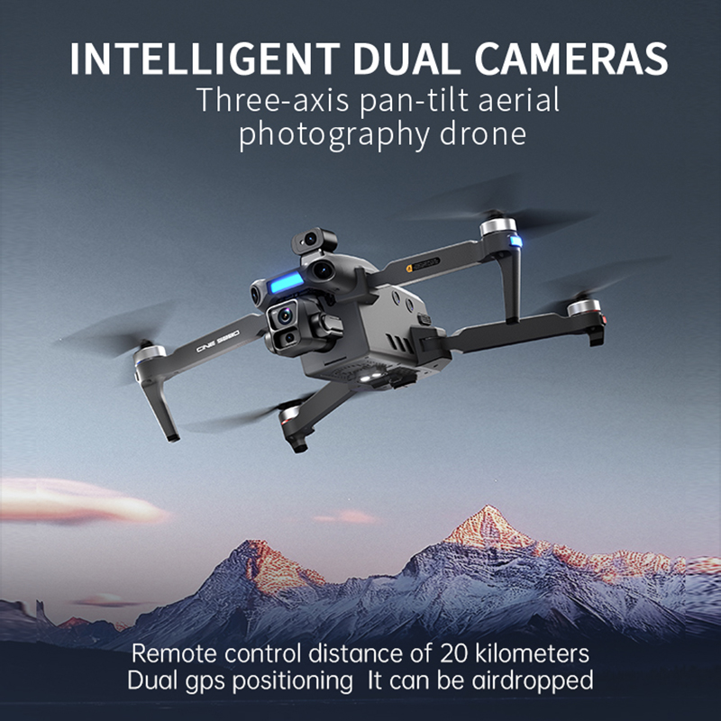Novo Drone 8K com Câmera Dupla - Drone Camera Mount avaliação e preço