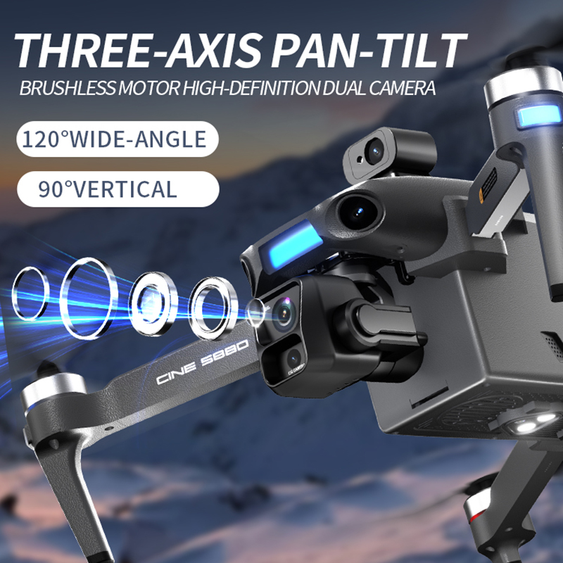 Novo Drone 8K com Câmera Dupla - Drone Camera Mount avaliação e preço
