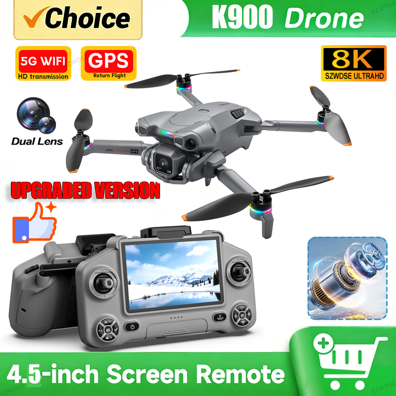 Novo Drone K900 MAX com Câmera - Drone Camera Night Vision avaliação e preço