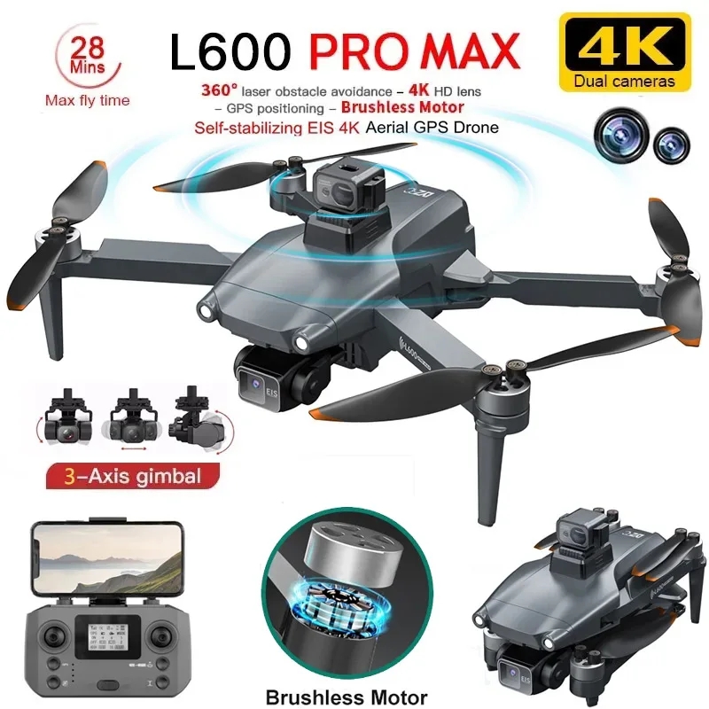 L600 pro max gps drone profiss - Drone Camera Professional avaliação e preço