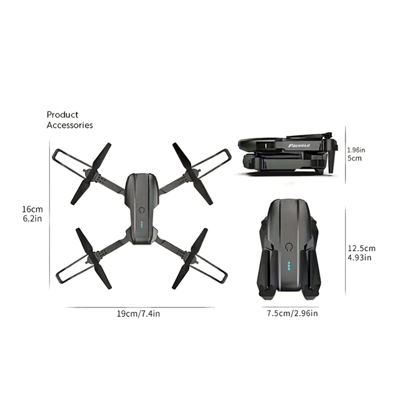 Drone RC Mini FACEGLE UAV E99, - Drone Camera Mount avaliação e preço